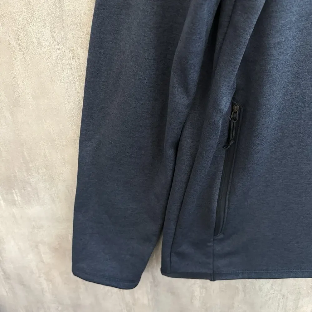 The North Face Fleece Pullover Men's Large Blue Canyonlands 1/2 Zip Outdoors Yum